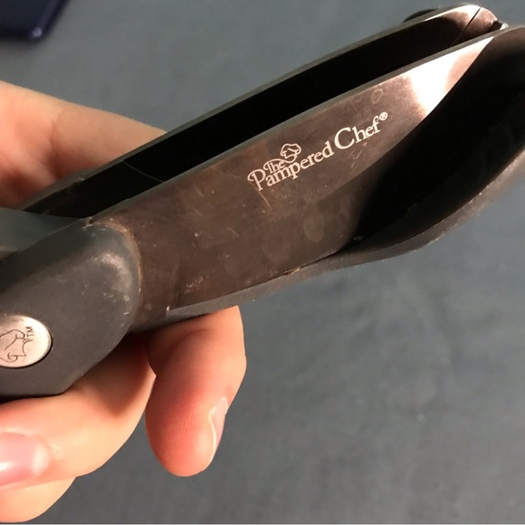 Kitchen Pampered Chef Salad And Meat Scissors Choppers Used Has Flaws Poshmark